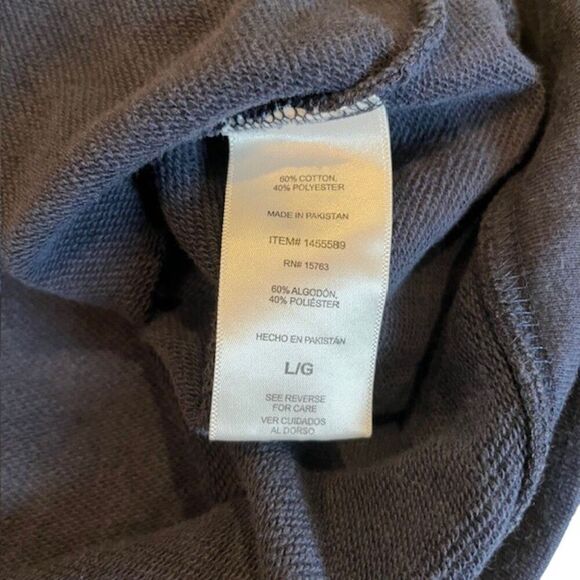 Champion French Terry Hoodie Navy Blue Zip Front Size Large - Picture 7 of 9